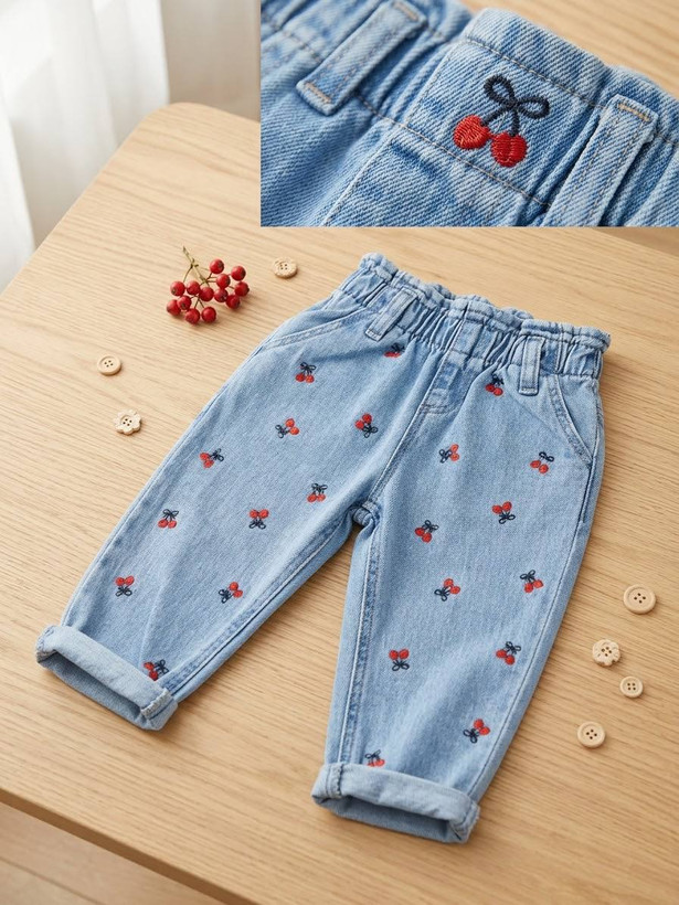 شلوار جین پریمارک primark طرح آلبالو